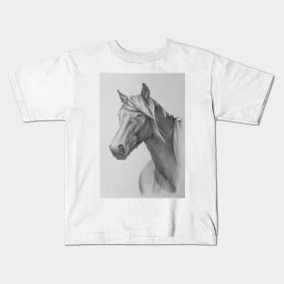 Horse portrait Kids T-Shirt